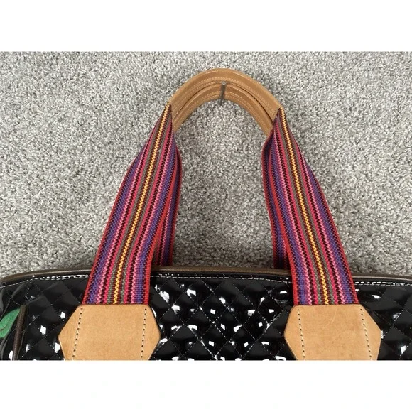 Consuela La Reina Classic Tote with Floral Embroidery and Multicolor Straps - Picture 6 of 16